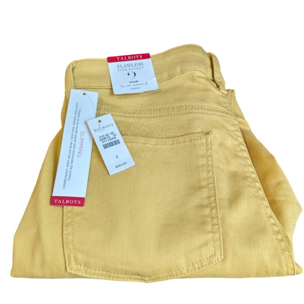 Jeans - Talbots 5 pocket - Flawless - Mustard - Size 2